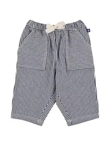 PETIT BATEAU Striped Cotton Blend Pants