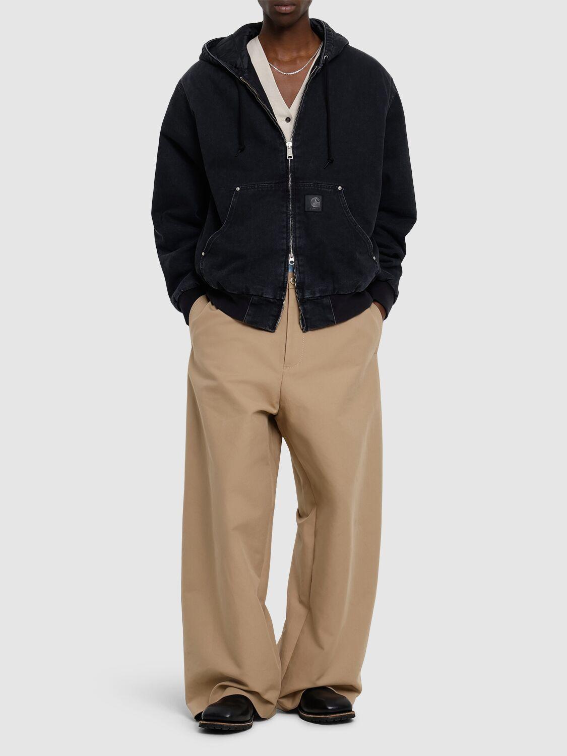 ACNE STUDIOS Plass Cotton Twill Wide Pants