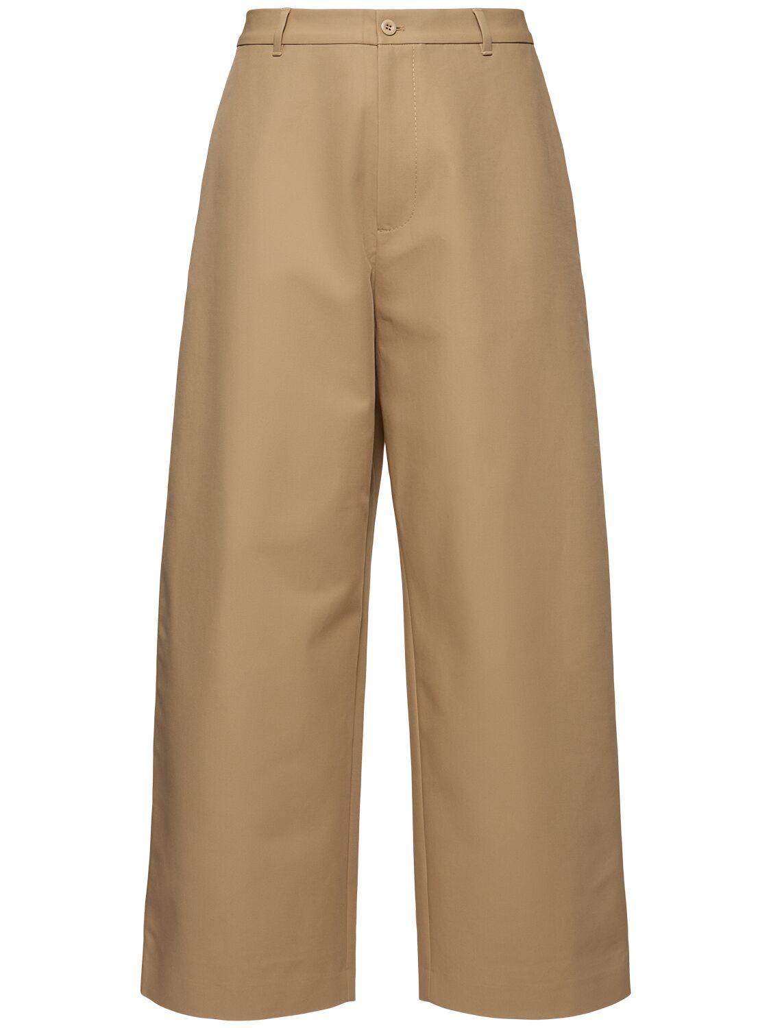 ACNE STUDIOS Plass Cotton Twill Wide Pants