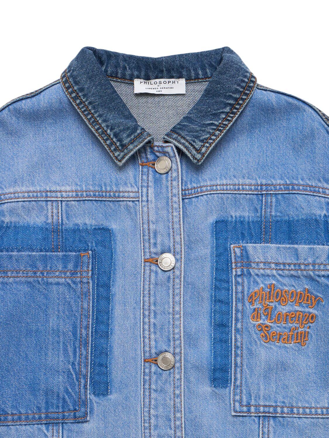 PHILOSOPHY Cotton Denim Jacket