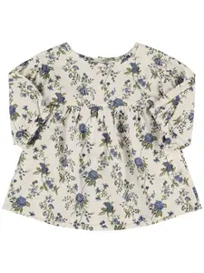 BABE & TESS Printed Cotton & Linen Shirt