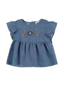 BABE & TESS Linen & Lyocell Denim Shirt