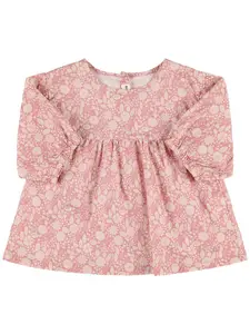 BABE & TESS Printed Cotton & Linen Shirt