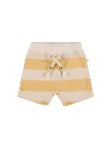 1 + IN THE FAMILY Striped Cotton Blend Terry Shorts