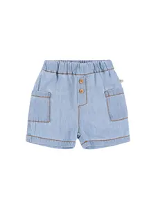 1 + IN THE FAMILY Cotton Chambray Shorts