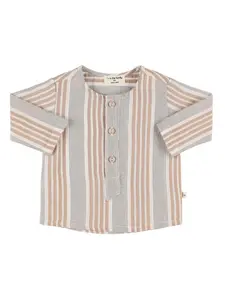 1 + IN THE FAMILY Printed Organic Cotton Blend Shirt