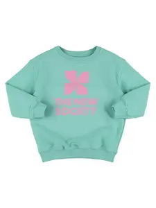 THE NEW SOCIETY Printed Cotton Sweatshirt
