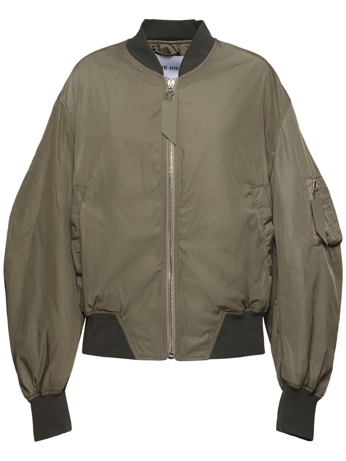 THE ATTICO Anja Nylon Bomber Jacket