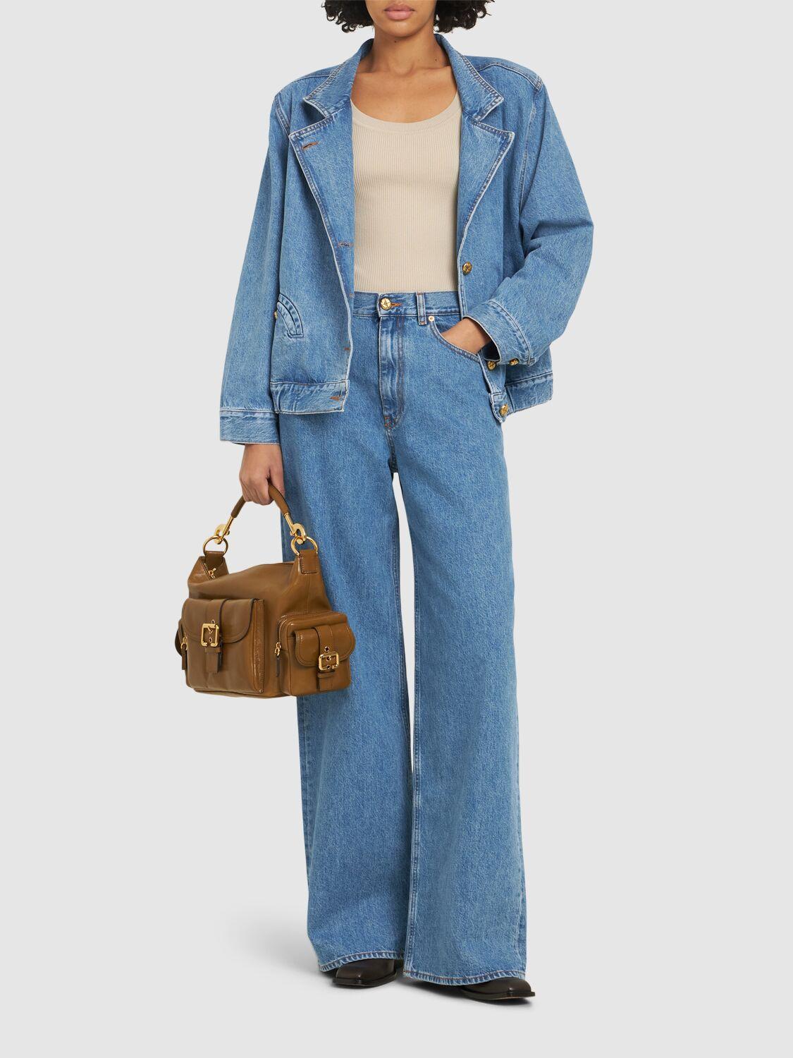 BLAZÉ MILANO Java High Rise Denim Wide Jeans