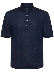 ZEGNA Oasi Linen Polo