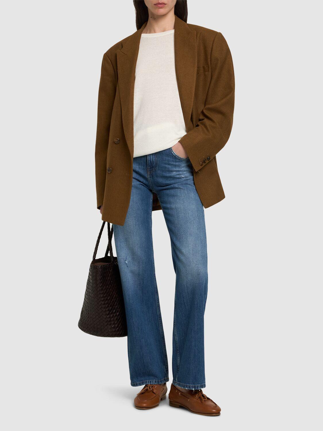 ASPESI Denim Wide Leg Jeans