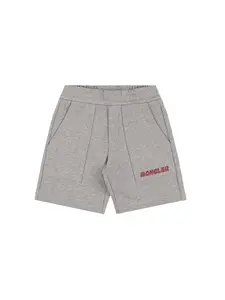 MONCLER Optical Logo Cotton Shorts