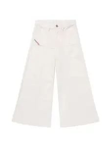 DIESEL KIDS Cotton Wide Jeans
