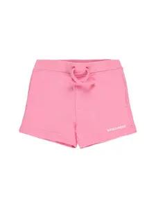DSQUARED2 Logo Cotton Sweat Shorts