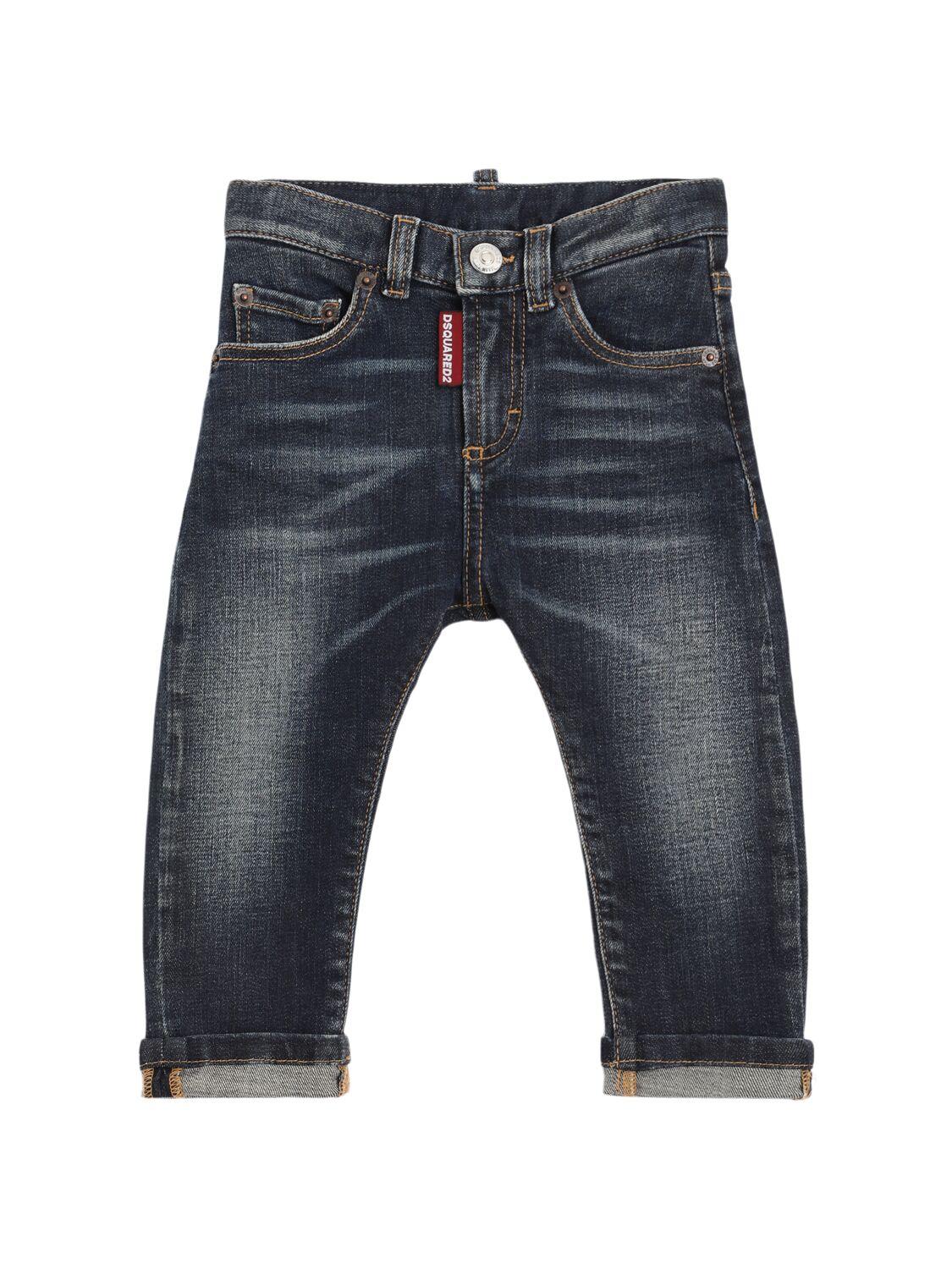 DSQUARED2 5 Pocket Stretch Cotton Jeans