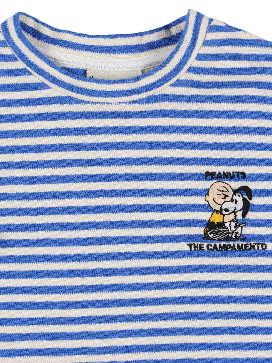 THE CAMPAMENTO Embroidered Cotton Jersey T-shirt