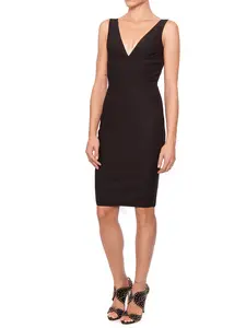 Dsquared2 Women's Wool Mini Dress in Black