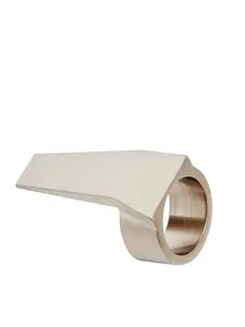 Rick Owens Men's Brass Trunk Ring in Silver