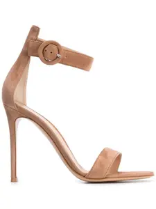 Gianvito Rossi Women's Portofino 105Mm Sandals in Praline