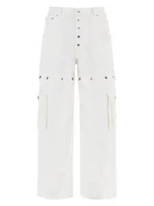 Off-White Men's 90's Logo Baggy Jeans