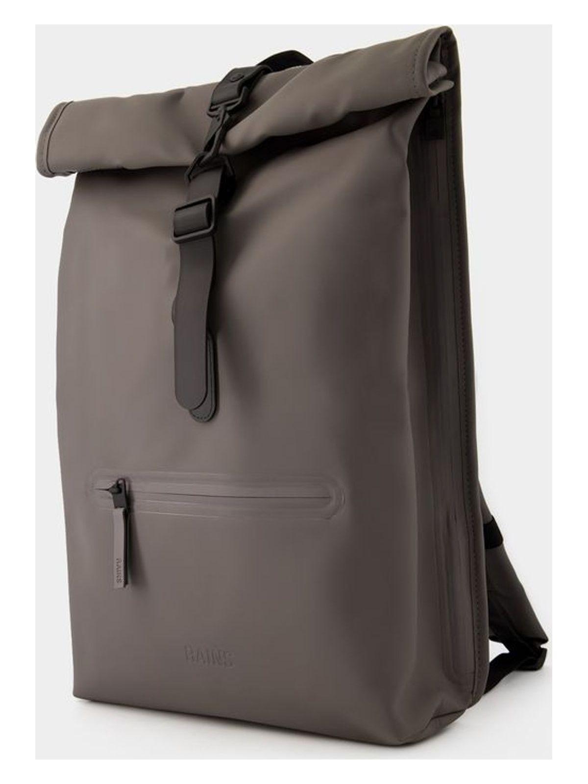 Rains Rolltop Rucksack Backpack in Grey