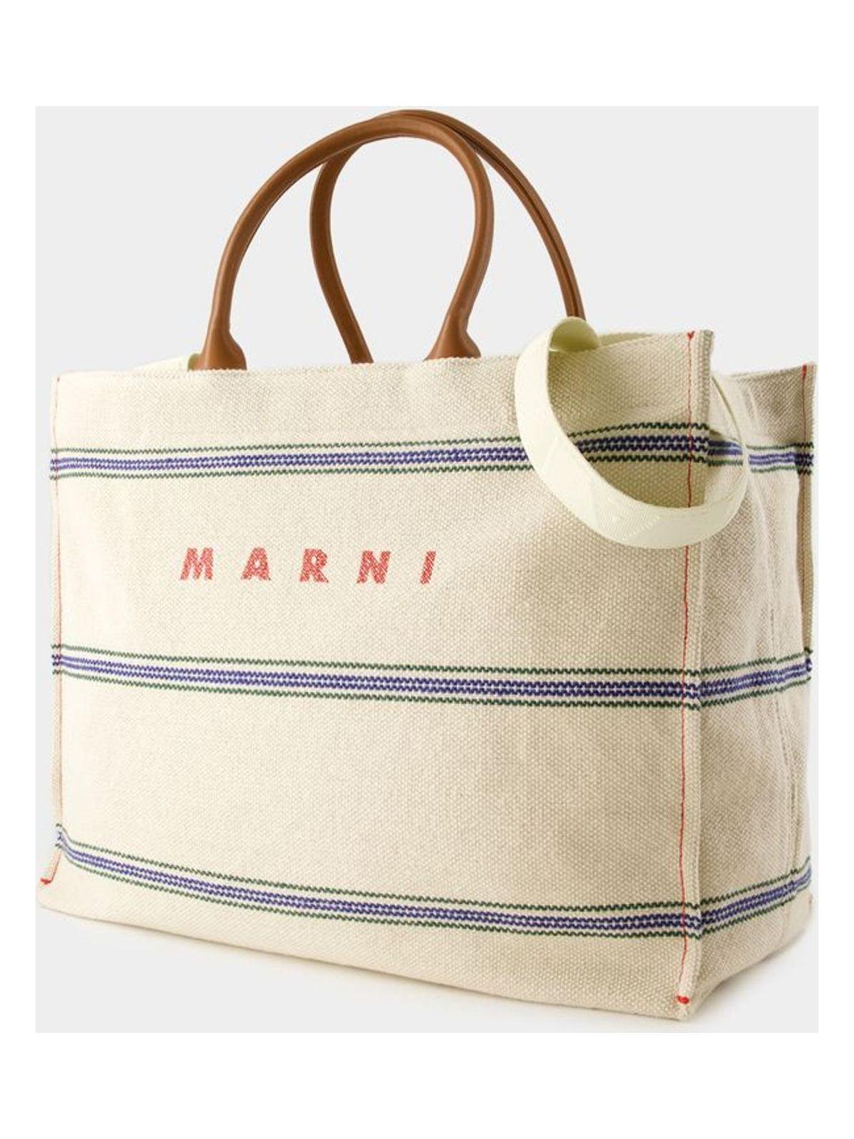 Marni Pelletteria Shopper Bag in Beige