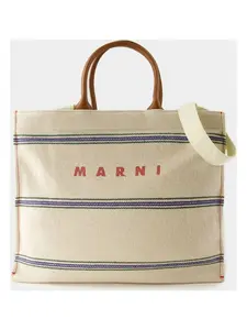 Marni Pelletteria Shopper Bag in Beige