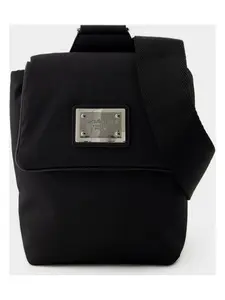 Dolce & Gabbana Men's Nylon Belt Bag in Black