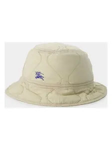 Burberry Quilted Bucket Hat in Beige