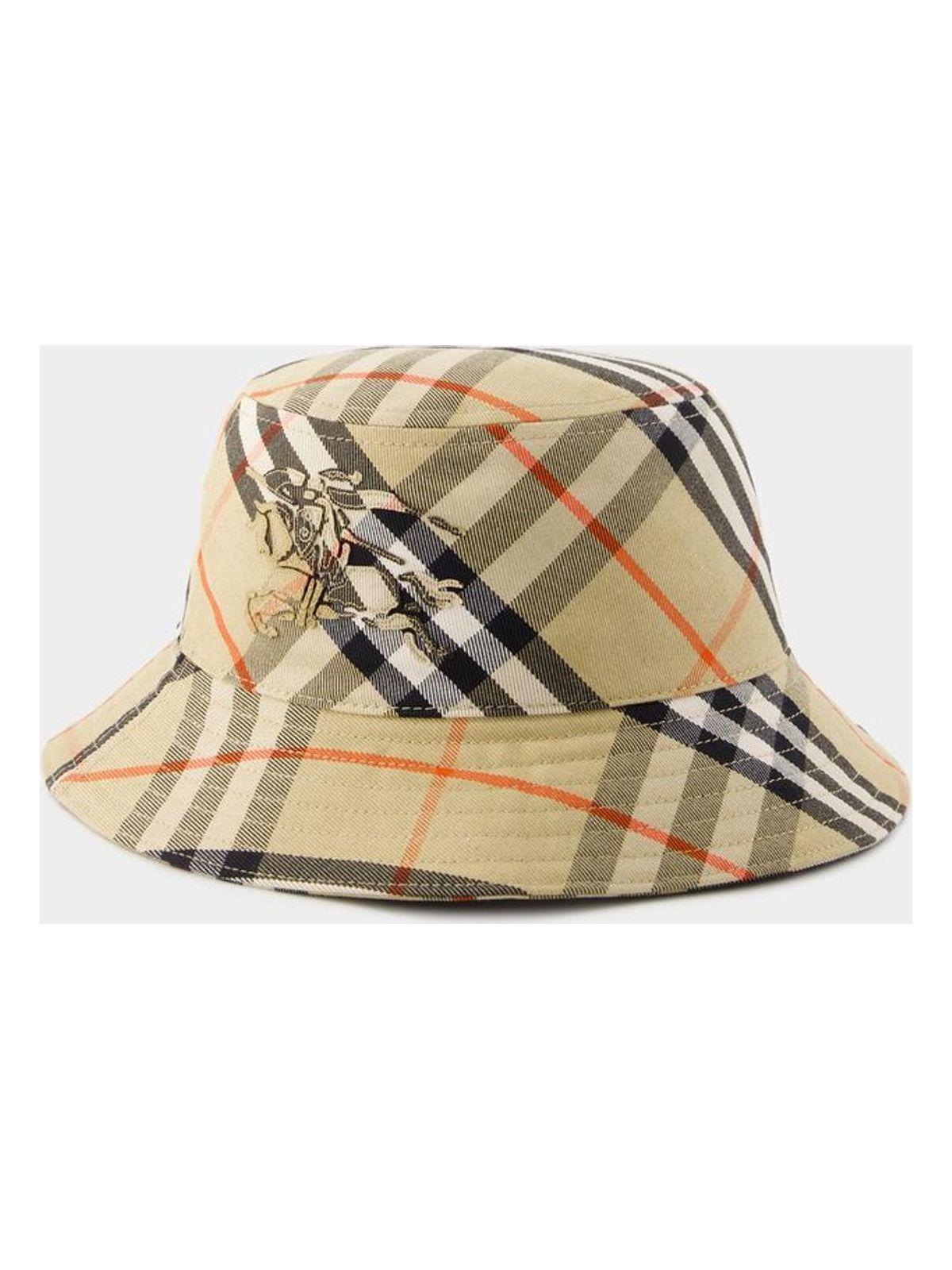 Burberry Bias Check Bucket Hat in Beige