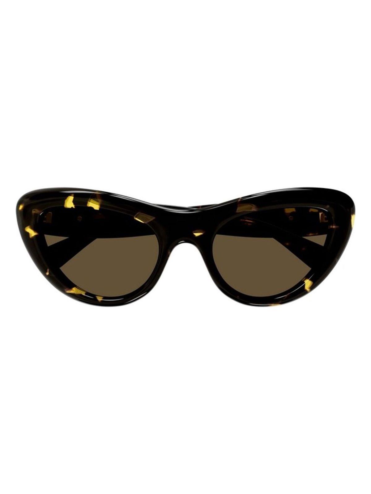 Bottega Veneta Eyewear Bottega Veneta BV1282S 002 Sunglasses in Havana