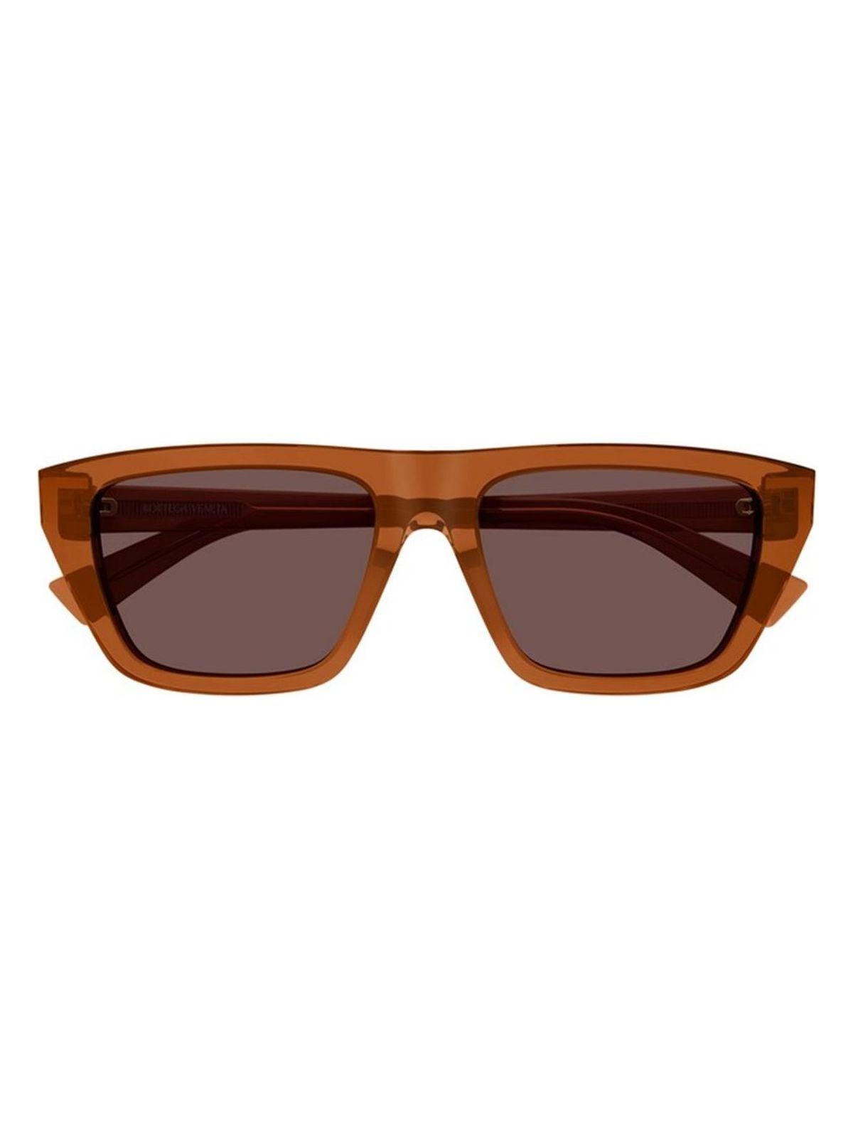 Women's Bottega Veneta Bv1291S 004 Sunglasses in Orange