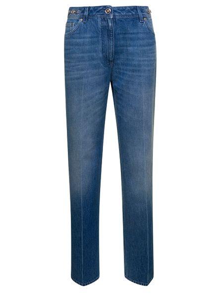 Versace Women's Boyfriend Jeans in Denim