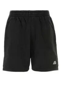 Balenciaga Men's Sweat Shorts in Fdblack