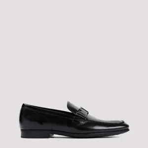 Tod's Men's Leather Loafers in Black