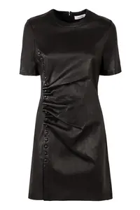 Paco Rabanne Leather Mini Dress