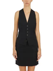 Dsquared2 Women's Classic Vest Short Dress in Black