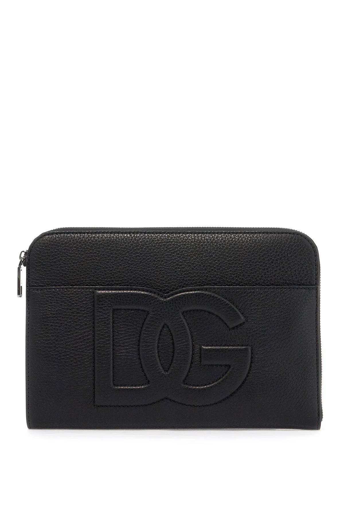 Dolce & Gabbana Leather Pouch in Black