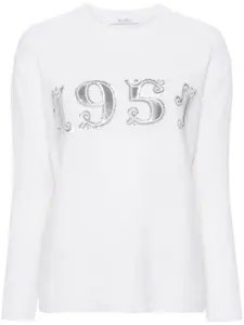 Max Mara Women's Wool And Cashmere Blend Sweater in White