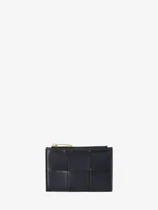 Bottega Veneta Women's Leather Cardholder in Black