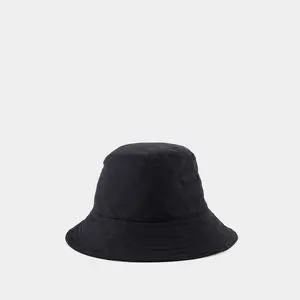 Burberry Tonal Bias Bucket Hat in Black