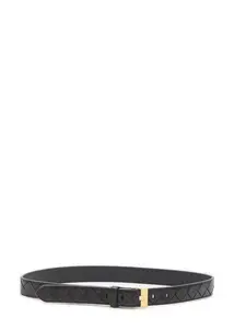 Bottega Veneta Women's Watch Intrecciato Belt in Black