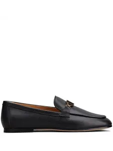 Tod's Women's Leather Loafers in Black