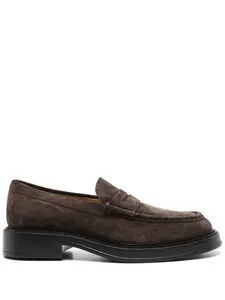 Tod's Men's Suede Loafers in Brown