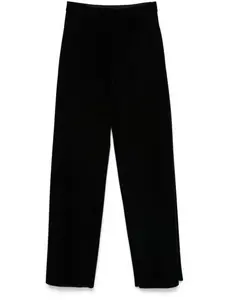 Max Mara Sportmax Women's Velvet Trousers in Black