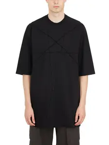 Rick Owens Men's T-Shirt Jumbo Ss in Black