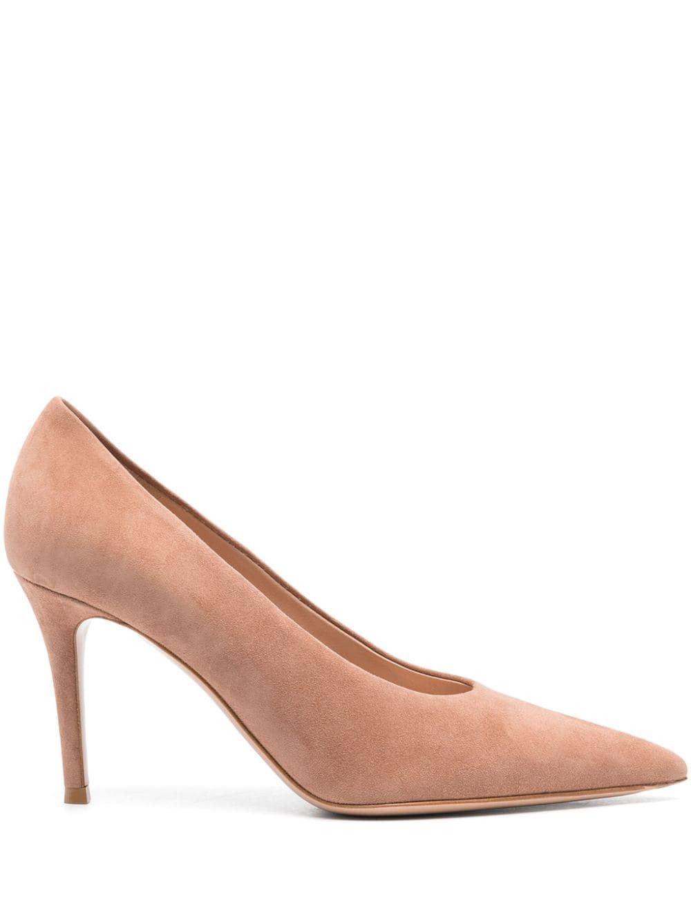 Gianvito Rossi Women's Shoes Camoscio in Praline