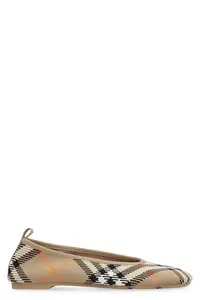 Burberry Women's Baby Fabric Ballet Flats in Beige