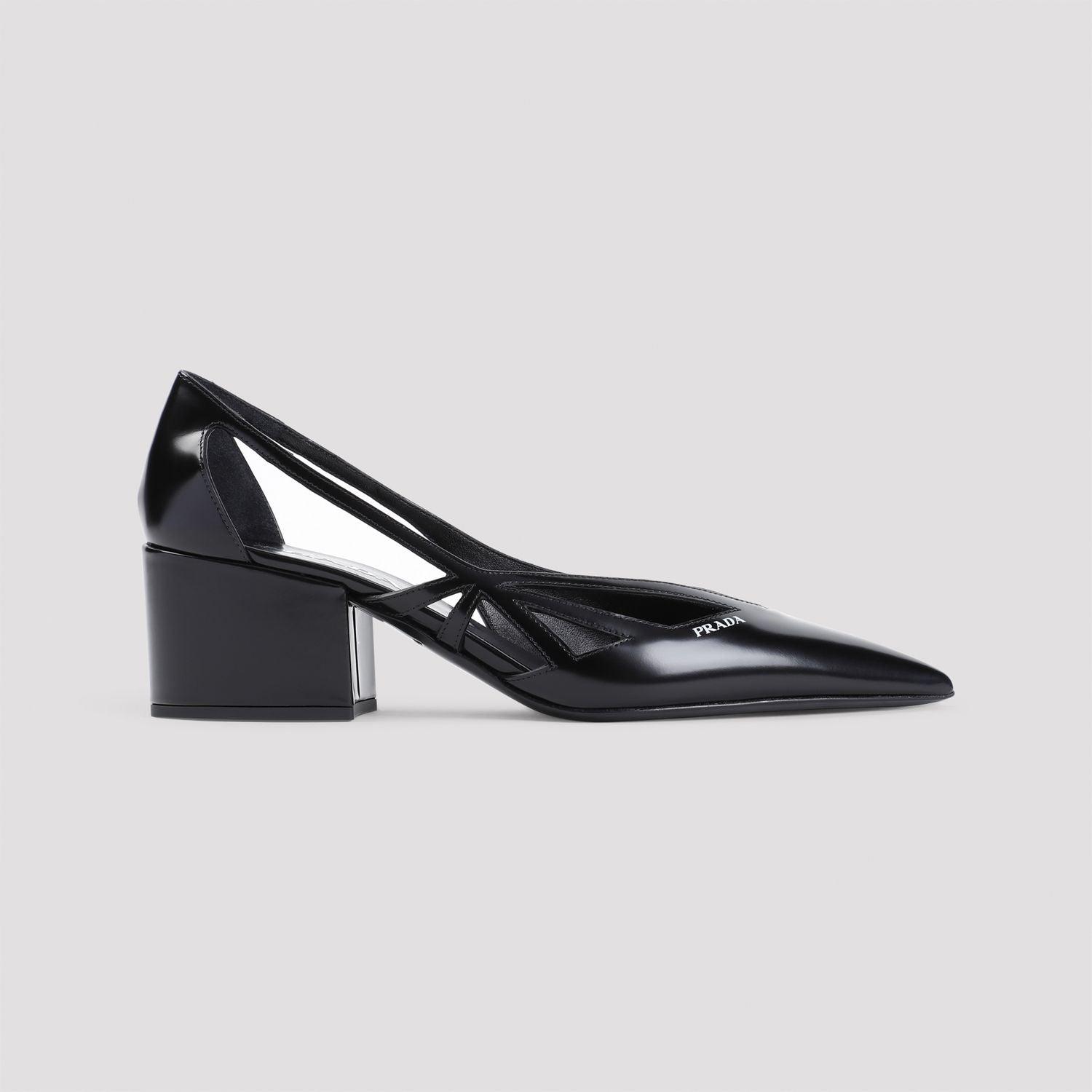 Prada Women's Leather Pumps in Black