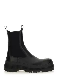 Jil Sander Women's Chelsea Boot in Black